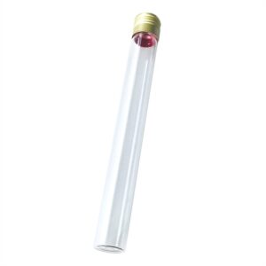 GLASS TEST TUBE WITH SCREW CAP