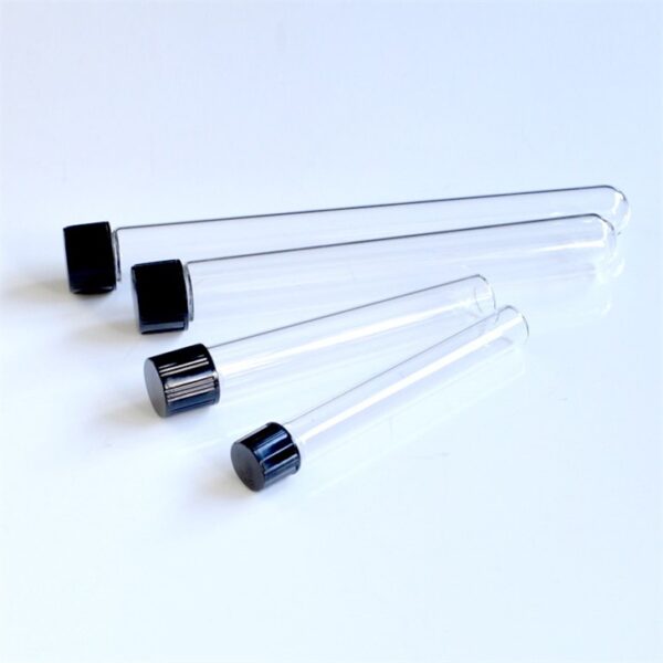 GLASS TEST TUBE WITH SCREW CAP